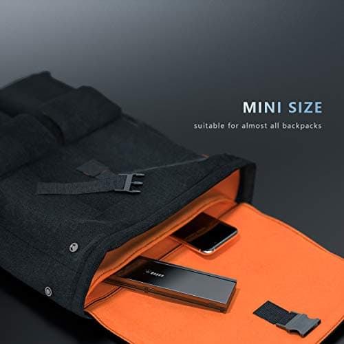 Geyes Foldable Bluetooth Keyboard Portable Folding Wireless Keyboard with Portable Pocket Size, Aluminum Alloy Housing for iPhone,iPad, Tablet,Laptops and Smartphones (Black) 7