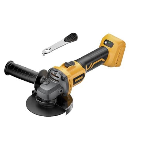 Angle Grinder Brushless fit DEWALT 20V Battery (No Battery), 6 Variable Speed Power Grinder 4-1/2", Cordless Angle Grinder Power Tools For Cutting Grinding Polishing (Tool Only)