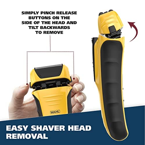 Wahl Lifeproof Lithium Ion Foil Shaver – Waterproof Rechargeable Electric Razor with Precision Trimmer for Men’s Beard Shaving, Trimming, & Grooming with Quick Charge – Model 7061-100 8