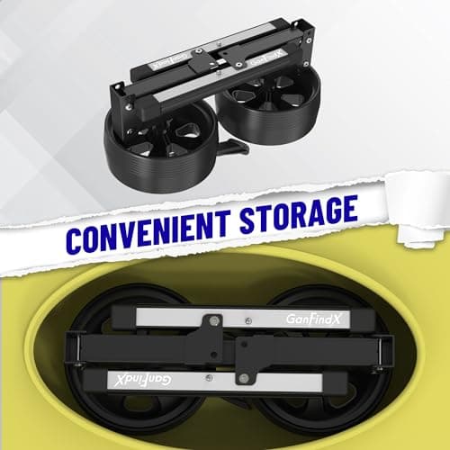 GanFindX Upgraded Foldable & Aluminium Kayak Cart Dolly Equipped with Elastic Straps | Lightweight Kayak Cart, Kayak Trolley, Canoe Cart 6