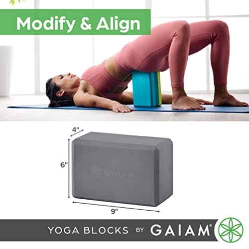 Gaiam Yoga Block - Supportive Latex-Free Eva Foam - Soft Non-Slip Surface with Beveled Edges for Yoga, Pilates, Meditation - Yoga Accessories for Stability, Balance, Deepen Stretches 7