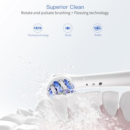 Replacement Toothbrush Heads for Oral B Braun, 8 Pack Professional Electric Toothbrush Heads, Precision Clean Brush Heads Refill Compatible with Oral-B 7000/Pro 1000/9600/ 5000/3000/8000 (8pack) 5