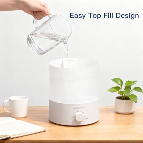 MegaWise Ultrasonic Cool Mist Humidifier SK7620 - 1.5L Capacity, Whisper-Quiet Operation, Adjustable Mist Output, Auto Shut-Off - Ideal for Home, Office, Baby Room, and Bedroom 6