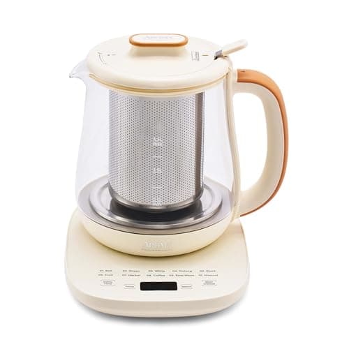AROMA® Professional Infusion Glass Electric Tea Kettle with Temperature Control and 10 Preset Modes (6 Cups, 1.5 Liters)
