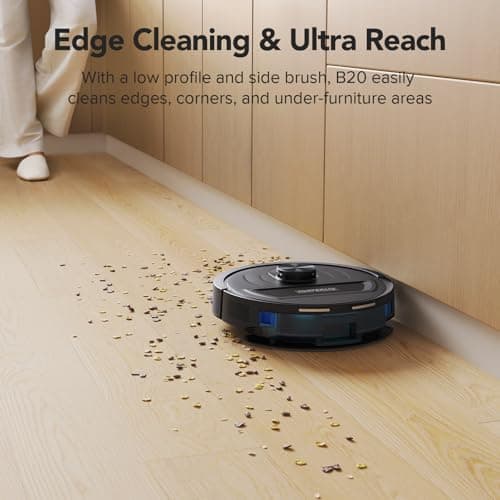 BPMIO Robot Vacuum and Mop Combo, 5500Pa Strong Suction, LiDAR Navigation with Smart Mapping, 120-Min Runtime, Custom Cleaning Schedule, Alexa & WiFi/App Compatible, Ideal for Pet Hair & Hard Floors 8