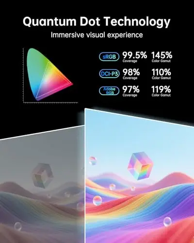 KTC 27 Inch Dual Mode Mini LED Monitor - 4K UHD at 160Hz & 1080P FHD 320Hz Gaming Monitor, 65W Type-C Port, HDR1400 Fast IPS Panel, Adaptive-Sync, HDMI 2.1 & DP 1.4, Height Adjustment, VESA Wall Mount 7