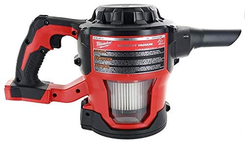 Milwaukee 0882-20 Filter M18 18V Cordless Lithium-ion Compact Vacuum, Hand Held 40 CFM (Complete Set), with Bonus Premium Microfiber Cleaner Bundle 7