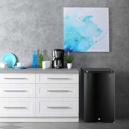 Midea MRU03M2ABB Upright Freezer, 3.0 Cubic Feet Mini Freezer, For Kitchen Apartment Office Basement or Dormitory, Black 8