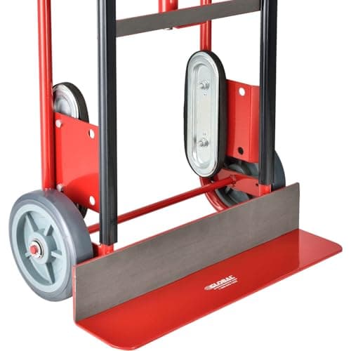 Global Industrial 2-Wheel Professional Appliance Hand Truck with Stair Climbing Wheels, 750 Lb Capacity, Industrial Hand Truck with Ratcheting Nylon Strap 9