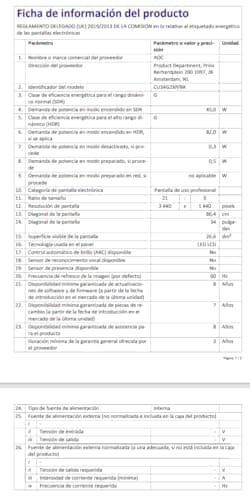 AOC Gaming CU34G2XP/BK skaerm - WLED - 10