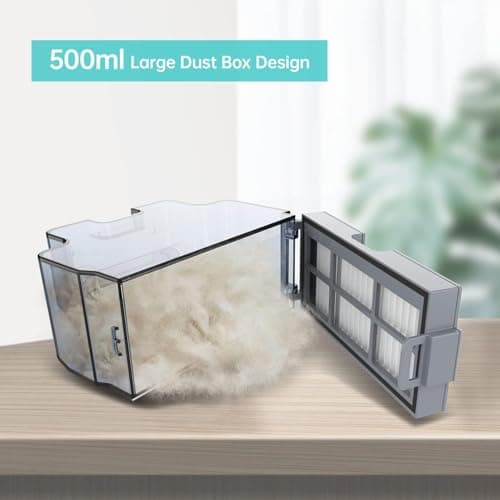 Lefant M210 Robot Vacuum Cleaner, 120-Min Runtime, Compact Design, Powerful Suction, Low Noise, Wi-Fi/App/Voice Control, Self-Charging, Scheduled Cleaning, Ideal for Pet Hair and Hard Floors, Black 9