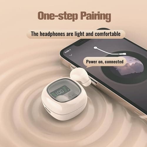 Xmenha Smallest Wireless Bluetooth Invisible Earbuds - Low Profile, Micro, Discreet Mini Earbuds for Small Ear Canals - Spy Earpiece 5