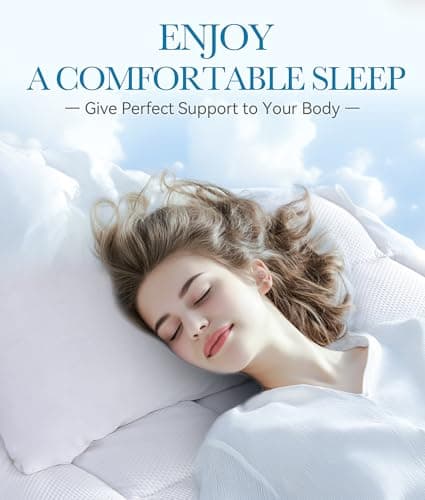 BDEUS Waterproof Dual Layer 4 Inch Memory Foam Mattress Topper Twin Size, 2 Inch Gel Memory Foam Plus 2 Inch Down Alternative Quilted Pillow Top Mattress Pad Cover for Kids, Pets 8