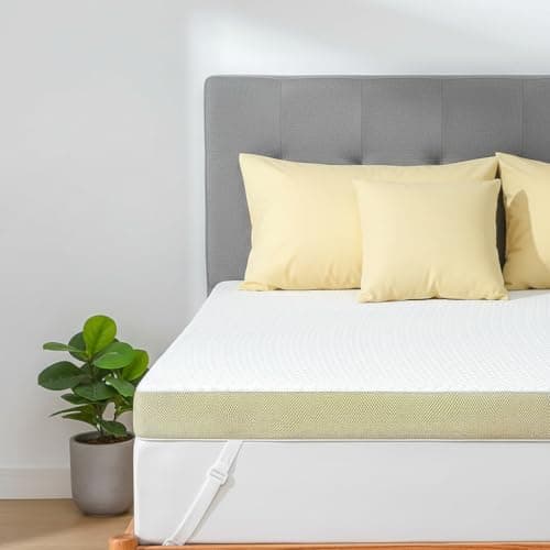 Marsail Twin XL Mattress Topper, 3 Inch Cooling Memory Foam Gel Infused with Soft Cover, CertiPUR-US and Oeko-TEX Certified, Suitable for Sofa, RV, Camping