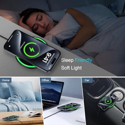 Wireless Charger Fast Charging Pad for Samsung Galaxy S24 Plus/S25 Edge/Z Fold 6/Flip 7/6/5/S24 Ultra/S23/S22/S21/S20/S10,2Pack 15W Wireless Android Charger Fast Charger Station for Pixel 9/8 Pro/8a/7 5