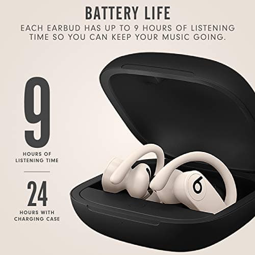 Beats Powerbeats Pro Wireless Earbuds - Apple H1 Headphone Chip, Class 1 Bluetooth Headphones, 9 Hours of Listening Time, Sweat Resistant, Built-in Microphone - Ivory 6