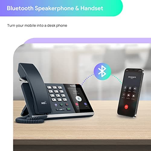 Yealink MP50 USB Phone Handset Certified for Microsoft Teams Skype for Business, Built-in Bluetooth Turn Mobile into Desktop Phone, Work for PC, NOT Support Registration of SIP Account to VoIP System 5