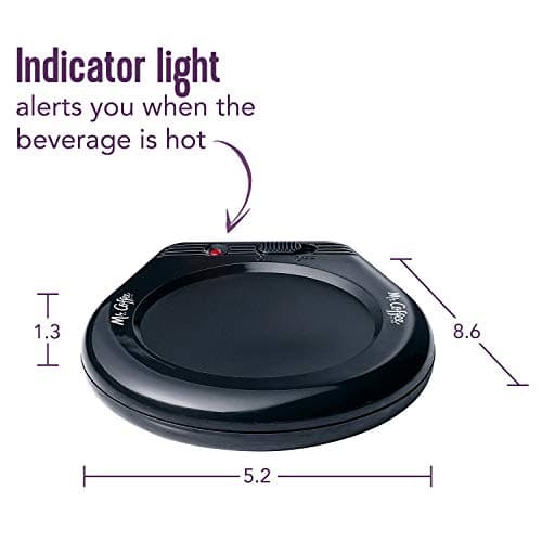 Mr. Coffee Mug Warmer for Coffee and Tea Portable Cup Warmer for Travel Office Desks and Home Black | Gifts for Teachers 3