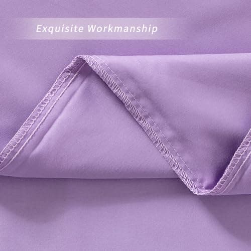 2 Pack Pillow Cases Standard Size, Light Purple Pillowcases Microfiber Hotel Pillow Case Soft Breathable and Non Shrinking Envelope Pillow Covers 20"X 26" 6
