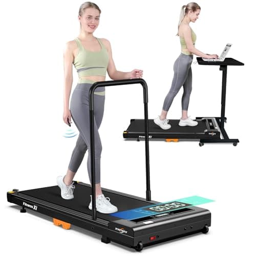 Walking Pad Treadmill, Under Desk Treadmill for Home and Office, Electric Portable Walking Pad with LED Display Remote Control, 2.5 HP 300 lbs Capacity (Black)