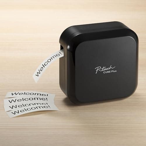 Brother P-touch CUBE Plus Bluetooth Label Maker (PT-P710BT), white 9