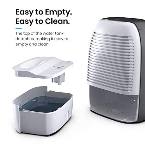 Pro Breeze Premium Electric Dehumidifiers for Bathroom Small, 2200 Cubic Feet (250 sq ft), 52oz, Compact & Portable for Humidity in Home, Basement, Bedroom, Office, RV, Garage - Dehumidifiers for Home 7