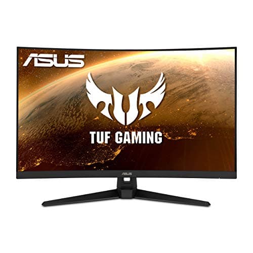 ASUS TUF Gaming VG328H1B 32” Curved Monitor, 1080P Full HD, 165Hz (Supports 144Hz), Extreme Low Motion Blur, Adaptive-sync, FreeSync Premium, 1ms, Eye Care, HDMI D-Sub (Renewed)