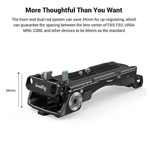 SMALLRIG Quick Release Shoulder Plate for Sony VCT-14 Tripod Adapter with Rosettes - 2837 5