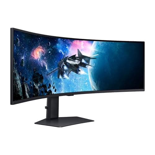 Samsung 49” Odyssey G9 Series DQHD 1000R Curved Gaming Monitor, 1ms(GtG), VESA DisplayHDR 1000, 240Hz, AMD FreeSync Premium Pro, Height Adjustable Stand, Ultrawide Screen, LS49CG954ENXZA, 2024 11