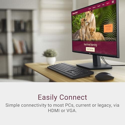 Dell 27 Monitor - SE2725HM - 27-inch Full HD (1920x1080) 16:9 100Hz Display, IPS Panel, 16.70 Million Colors, Anti-Glare, 1 HDMI / 1 VGA Port, TÜV Rheinland 3-Star*, Comfortview Plus - Black 6
