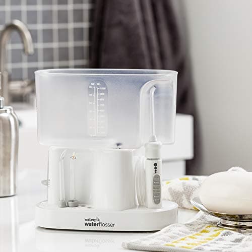 Waterpik Classic Professional Water Flosser, Electric Power With 6 Settings, 3 Flossing Tips, ADA Accepted, White WP-72 8