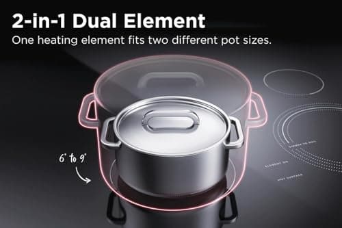 Frigidaire 30 in. 5-Burner Element Slide-in Front Control Self-Cleaning Electric Range with Convection in Stainless Steel 8