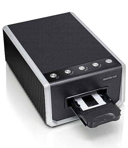 Plustek OpticFilm 135i - Automatic Film & Slide Scanner, Batch converts 35mm Slides & Film Negatives, Support 3rd Party Editing Software Export, Max. 7200 dpi