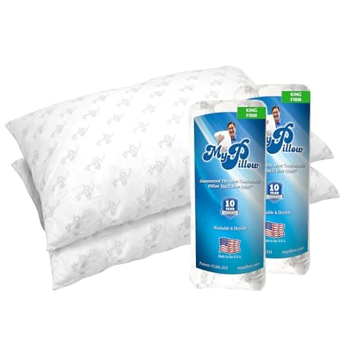 MyPillow Bedding Bed Pillows for Sleeping King Size, Set of 2, for Back, Stomach or Side Sleepers - My Pillow Classic [King, Firm]