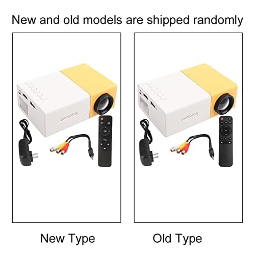 Mini Stylish Portable Home Theater, LED Projector with Native Resolution 320 x 240 Pixels HDMI VGA Multimedia Player Home Theater for Home Entertainment 7