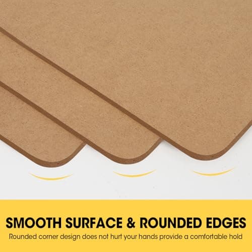 20 Pack Clipboards Bulk, Clipboards for Classroom, Letter Size (9 x 12.5 Inch) Wooden Clipboard, Hardboard Office Clipboard, Classroom Supplies 6