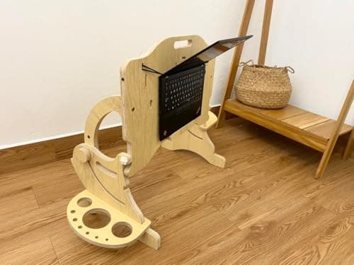 MADOTO Laptop Desk Designed for Lying Down Sitting Posture, Helping to Relax The Neck & Back, Various Positions: Sitting Lying On Bed, Sofa, Floor 6