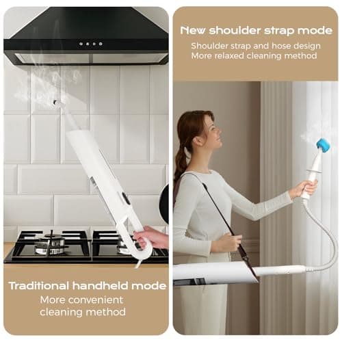 Steam Mop All-in-one for Floor Cleaning, MultiPurpose Steam Cleaner for Home with LED display screen, Detachable Handheld Floor Steamer with Scent Container and strap for Hardwood,Tiles and Carpet 6