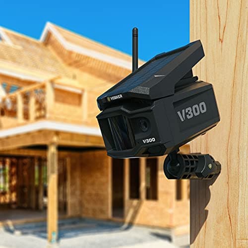 Vosker V300 | Live View Outdoor Security Camera | Solar Powered 4G-LTE Cellular Network Enabled | No Wi-Fi Needed | Receive Live Streaming Security Video Virtually Anywhere | SIM Card Included 6