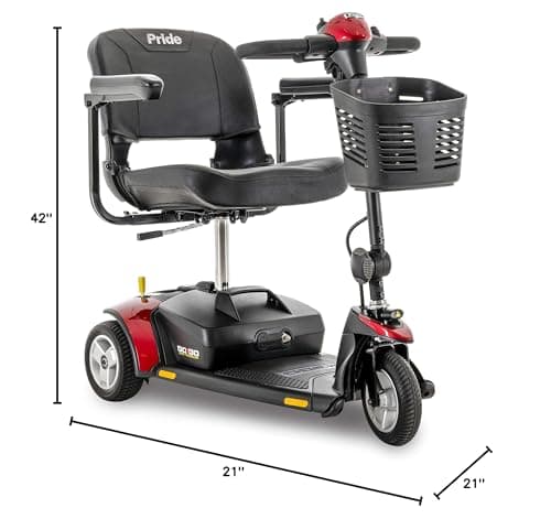 SC40E, Elite Traveller, Red AND Blue Shroud Inserts, 3 Wheel, 12 Amp 5