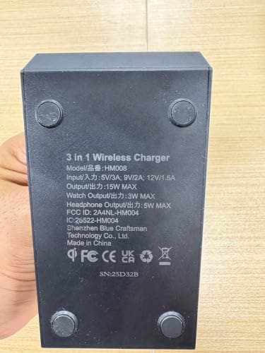 NANAMI Wireless Charger for Google - 3 in 1 Wireless Charging Station Fast Charger Stand Dock for Pixel 9/9 Pro XL/Fold/8/7,Buds Pro 2/Pro, Watch 3/2,Fitbit Versa 4/Sense 2(Not for Pixel Watch 1/4) 8