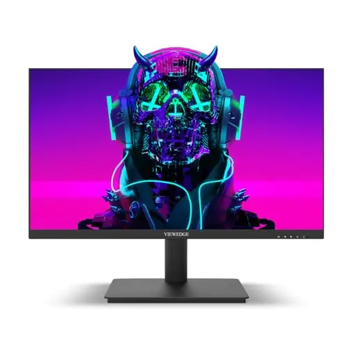 Viewedge 24 Inch Gaming Monitor with 180Hz, VA 1ms, FHD 1080p and HDR 10 PC Computer Monitor with 100% sRGB, Bluelight Filter, 2 HDMI & 1 DP Port, Support Freesync and Wall Mounted 7