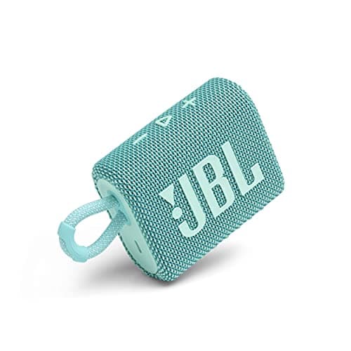 JBL GO 3 Waterproof Wireless Portable Bluetooth Speaker - Teal (Renewed)