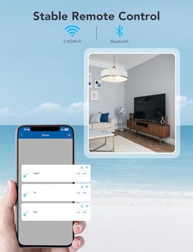 Govee Smart Plug, WiFi Plugs Work with Alexa & Google Assistant, Smart Outlet with Timer & Group Controller, WiFi Outlet for Home, No Hub Required, ETL & FCC Certified, 2.4G WiFi Only, 4 Pack 6