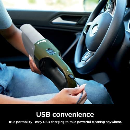 Shark CH700WM Cyclone Handheld Vacuum with HyperVelocity Suction, Herb (Renewed) 6