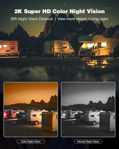 Xega 4G Cellular Security Camera Indoor Built-in SIM Card, 2K No Wi-Fi Camera Portable, LTE Cameras with 6000mAh Battery, PIR Motion Detection, Color Night Vision, 2-Way Audio, TF/Cloud 6