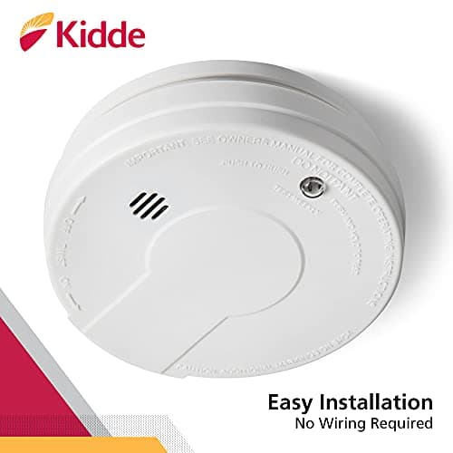 Kidde Smoke Detector, 9-Volt Battery Operated, Ionization Smoke Alarm, Battery Included 9