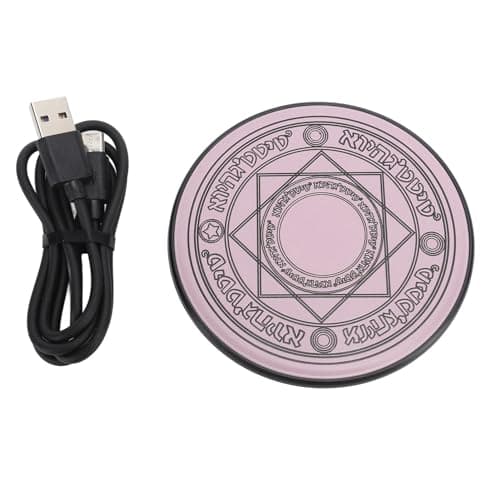 20W Fast Charger, Charger Pad with Breathing Light Effect, Desktop, Powerful Compatibility for Phones, Tablets, Headphones 5