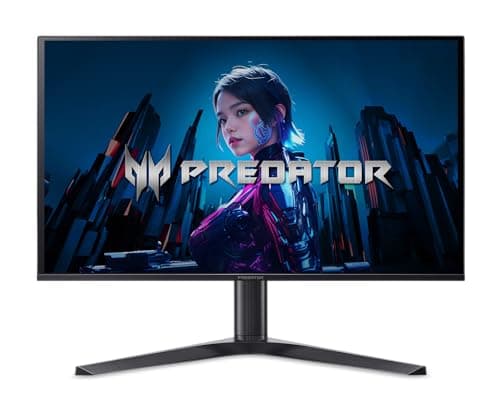 acer Predator 27" Gaming Monitor | WQHD 2560 x 1440 OLED | AMD FreeSync Premium Pro | 280Hz | 0.03ms (G to G) | VESA DisplayHDR True Black 400 | Display Port 1.4 & 2 x HDMI 2.1 | X27U Z1bmiiprx
