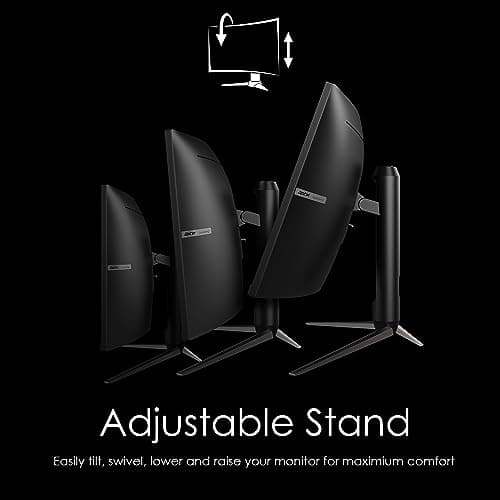 msi Optix MAG342CQR 34" Curved Gaming Monitor - 3440 x 1440 (UWQHD), 1500R Curvature, 144Hz Refresh Rate, 1ms Response Time, AMD Freesync, Tilt/Swivel/Height/Pivot Adjustment - Black 5